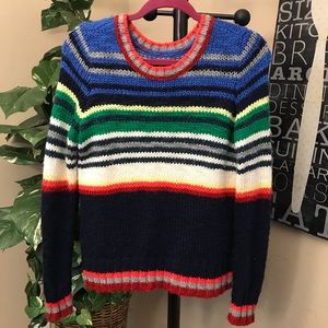 Multicolor crew cozy sweater
